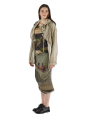 Rundholz DIP - Banana-shaped cotton stretch skirt - 2252110307