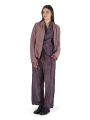 Bois rond DIP - Veste étroite bicolore en cupro - 2252471105