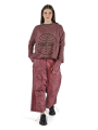 Rundholz DIP - Short wool mix sweater with jacquard motif - 2252640701