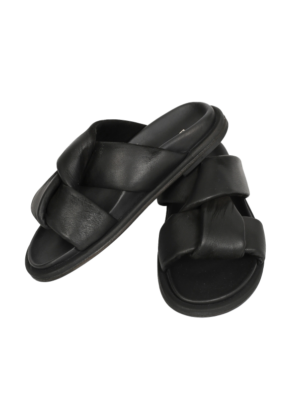 Lofina Shoebox - Sandal Modell 7184 - Gasoline Nero - Black - 7184