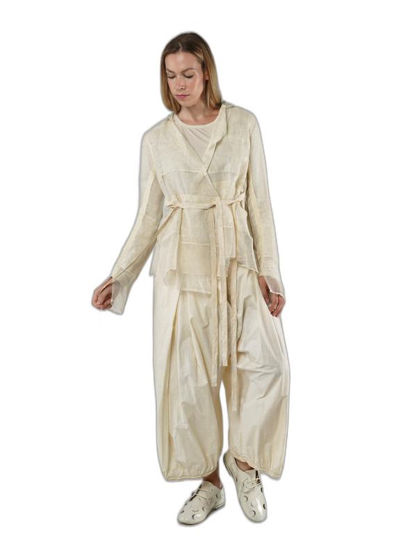 Rundholz - Schmale mesh jacke mit bänder - 1251051101