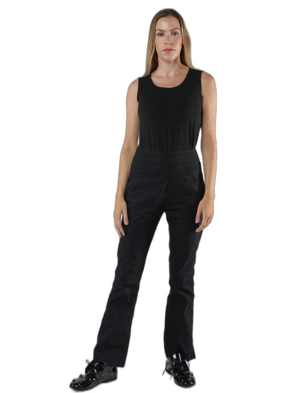 Rundholz - Boot cut baumwoll stretch hose - 1251630109