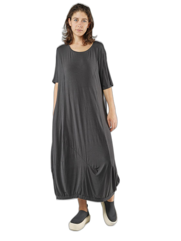 Rundholz - Ballonförmiges modal seiden ela jersey kleid - 1251700901