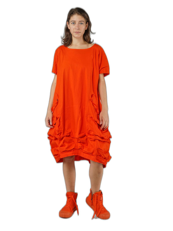 Rundholz DIP - Ballonförmiges baumwoll twill stretch kleid - 1252600911