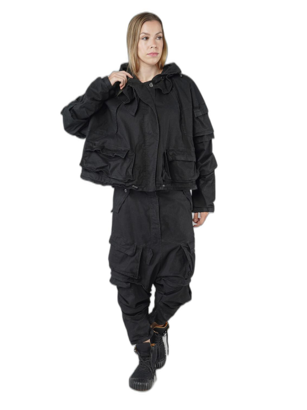 Rundholz DIP - Kastenförmige baumwoll twill stretch jacke - 1252601106