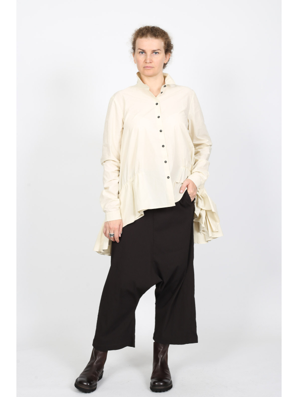 Rundholz - Rundholz Ausgestellte Hose mit Elastischem Bund - 2251210110