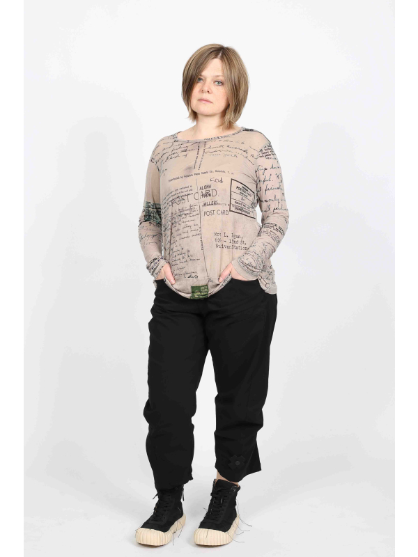 Rundholz DIP - Elegant T-Shirt made of Lyocell and Silk with Long - 2252420502 - Stilecht - Image 1