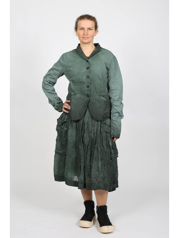Rundholz DIP - Tailored Cotton Jacket with Elegant Ruffle Detail - 2252121101 - Stilecht - Image 1