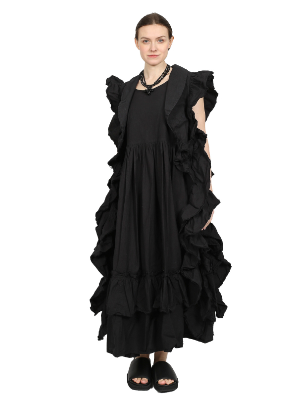 Privatsachen - Vest Molekunst - Noise cotton - Caviar - 251154